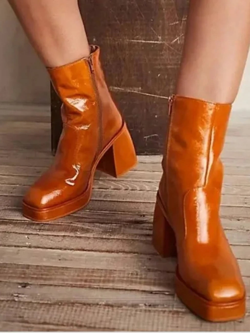 Free People Ruby Shine Platform Boot